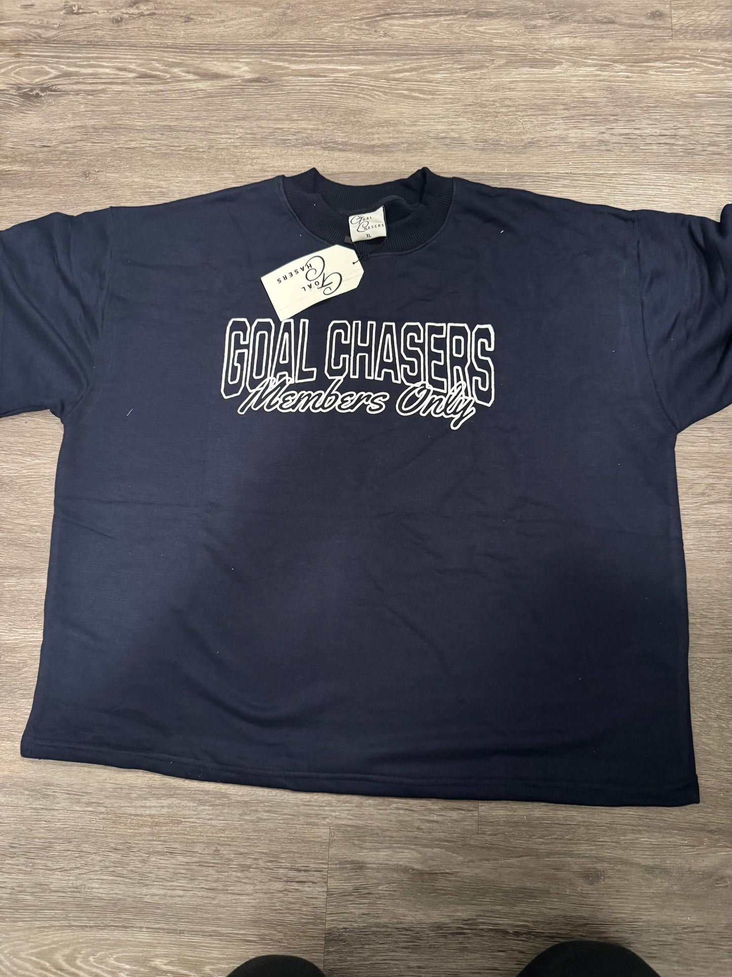 Goal Chasers Members Only Box Tee (Navy)